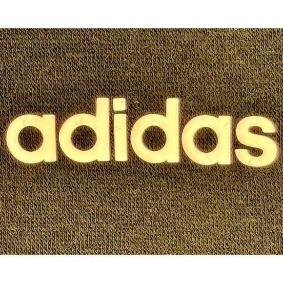 Adidas Sweatshirt Sporty Athletic Black with White Stripe Size XS - Picture 3 of 5